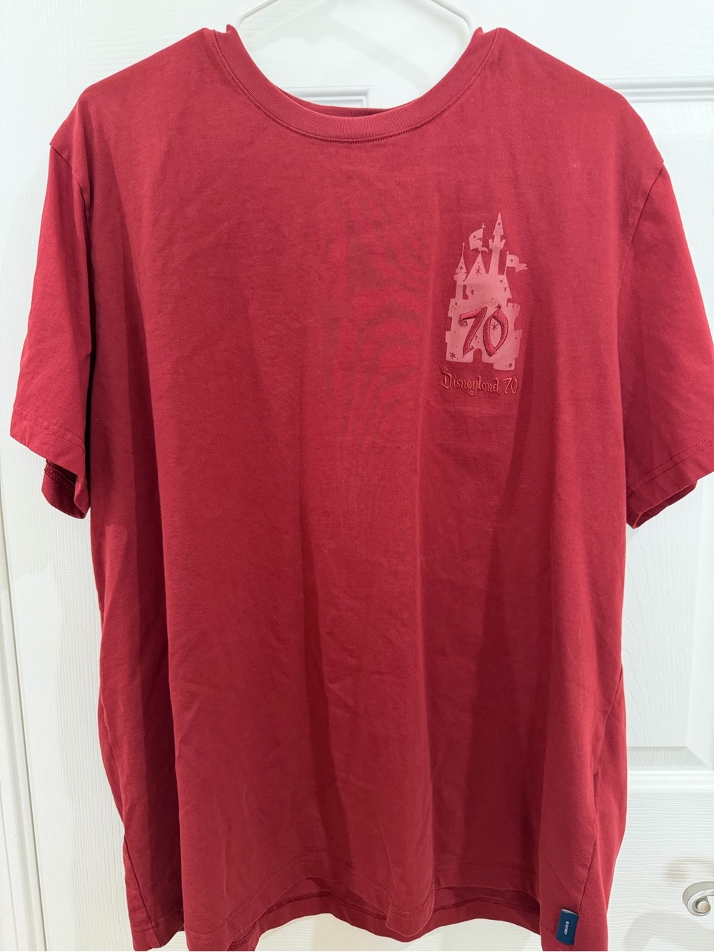Disney 70th Anniversary Men's Red Short-Sleeve Tee